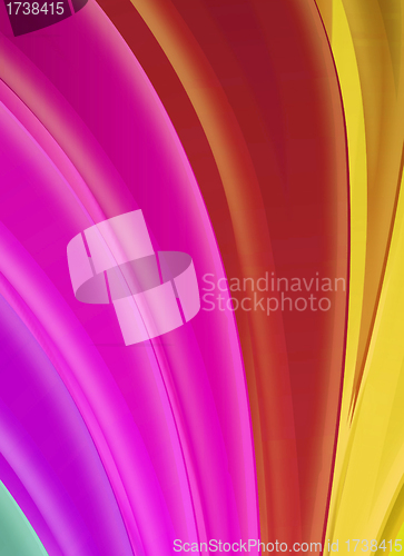 Image of rainbow swirl background