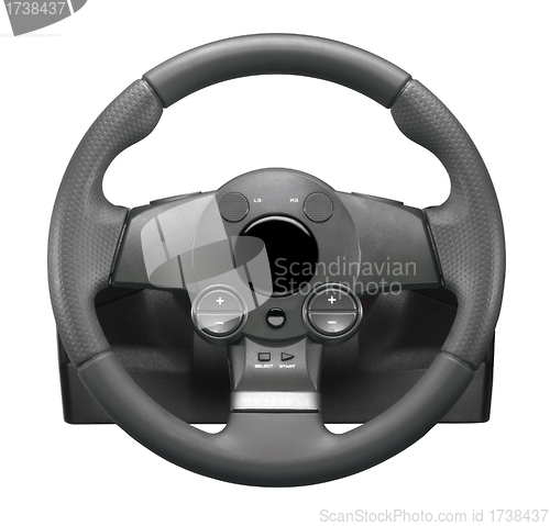 Image of Steering wheel isolated