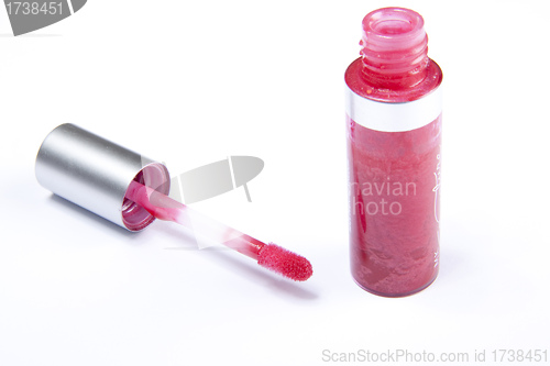 Image of Lip gloss isolated on a white background