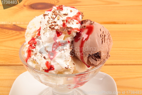 Image of nice ice creame close up