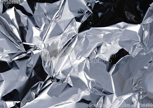 Image of metal foil texture