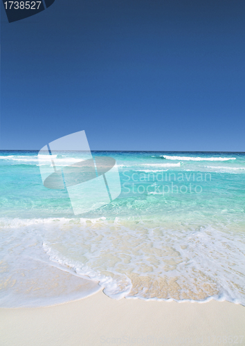 Image of beach and tropical sea
