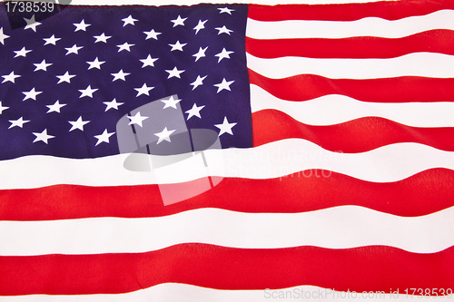 Image of an American flag background waving in the wind