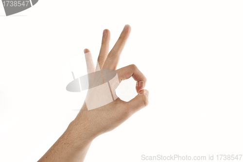 Image of Hand ok sign