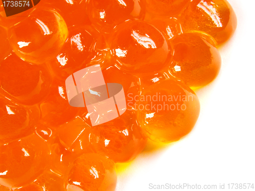 Image of delicious red caviar