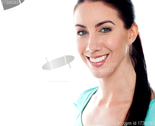 Image of Portrait of beautiful female model