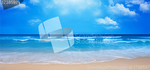 Image of Summertime at the beach background