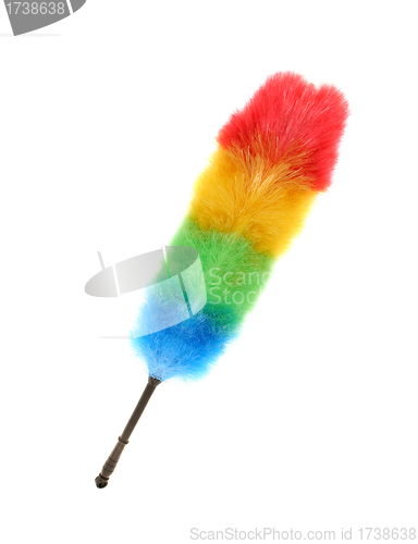 Image of Soft colorful duster isolated