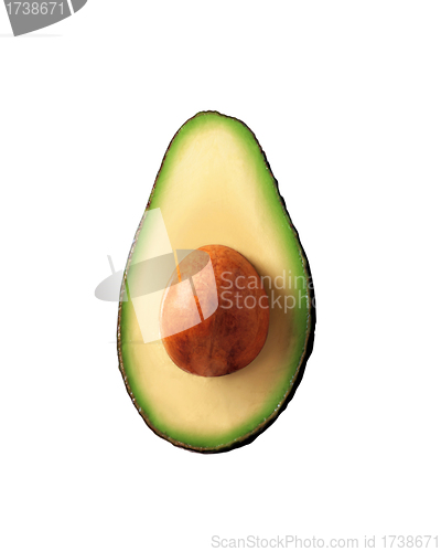 Image of half avocado