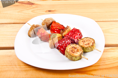 Image of Grilled vegetable on plated