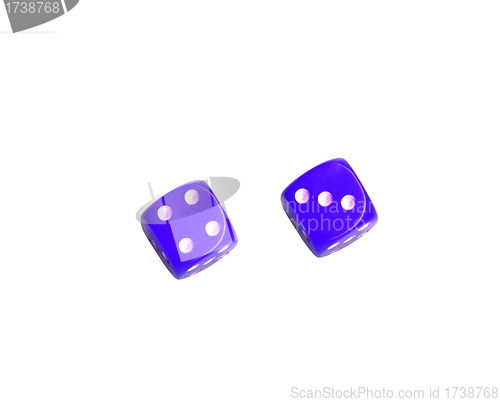 Image of violet dice