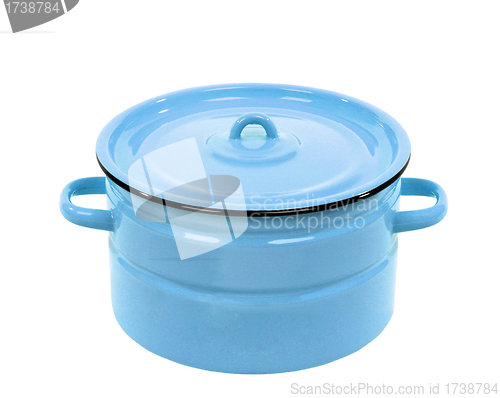 Image of Pot blue isolated