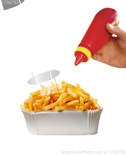 Image of French Fries and ketchup