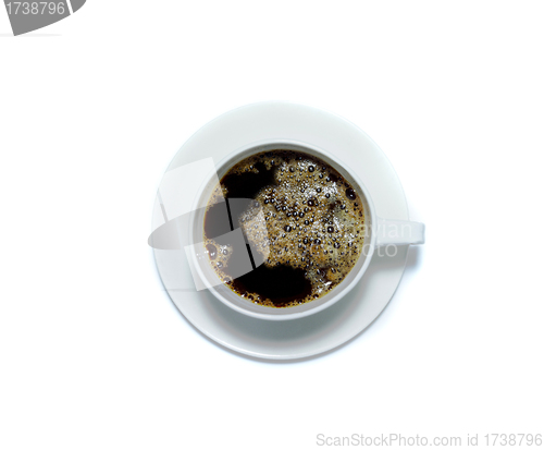 Image of Coffee cup on white background