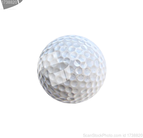 Image of Golf ball isolated on white
