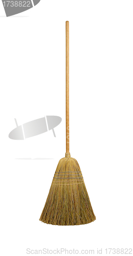 Image of broomstick isolated