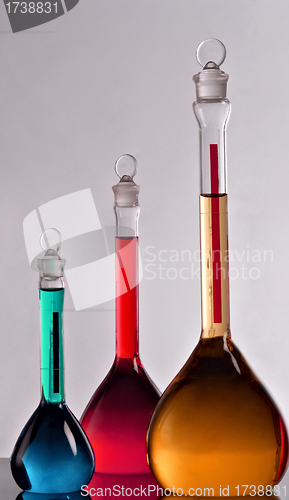 Image of Test tubes isolated