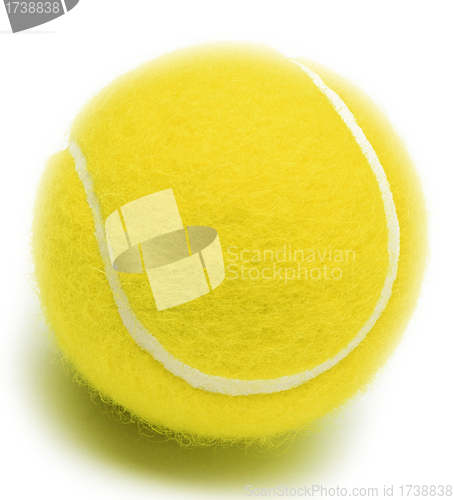 Image of Tennis ball isolated