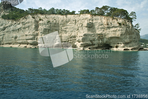 Image of summer landscape in the mountain and sea