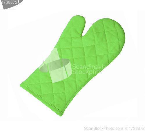 Image of Green kitchen glove