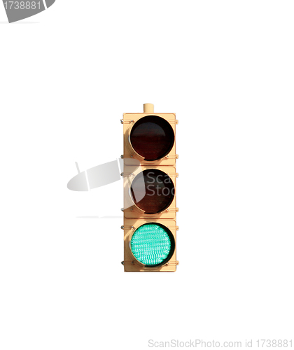 Image of Green traffic signal light