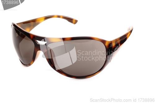 Image of Stylish sunglasses isolated on white