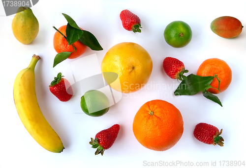 Image of fresh various fruits