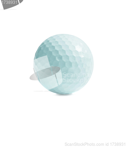 Image of Golf ball isolated on white
