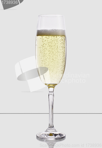 Image of A glass of champagne