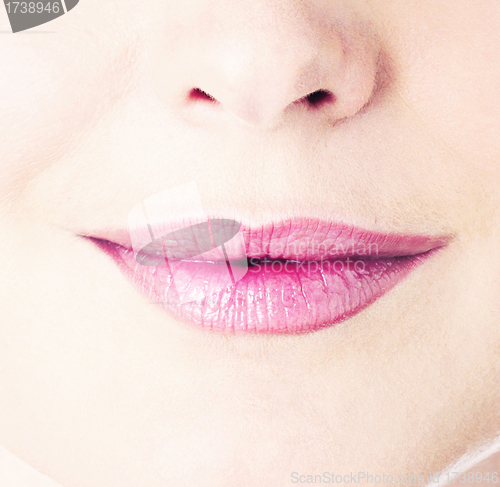 Image of Beautiful young woman teeth