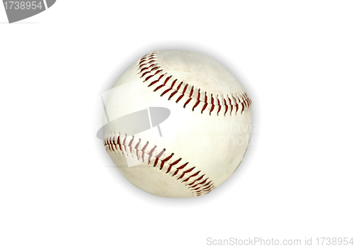 Image of Baseball ball isolated on white background