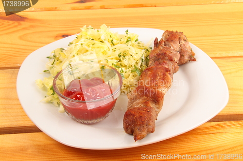 Image of Grilled chicken and salad