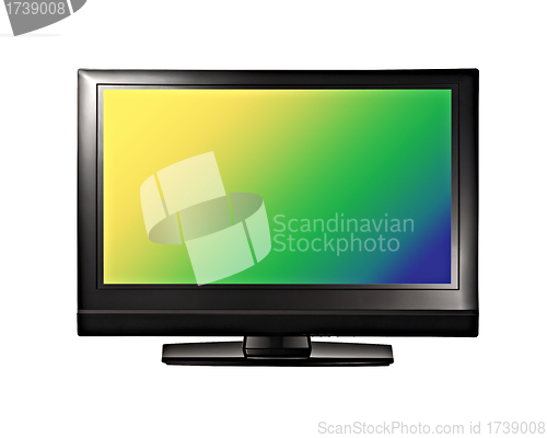 Image of Modern TV lcd, led with colorful screen