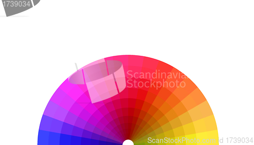 Image of Colorful Rainbow curved lines