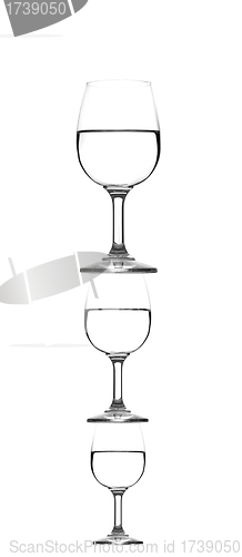 Image of pyramid of alcoholic beverages