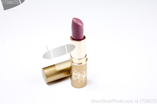 Image of red lipstick isolated