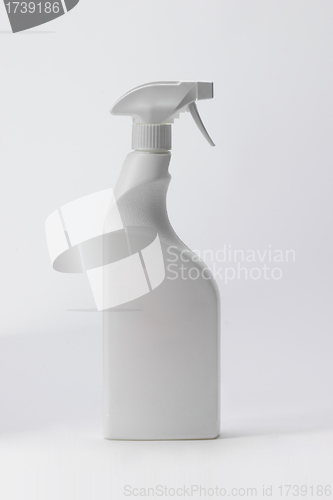 Image of White spray bottle on white