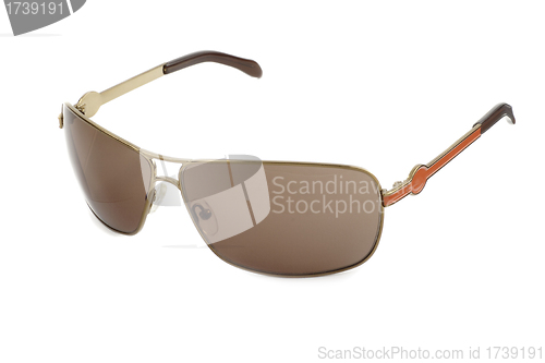 Image of Stylish sunglasses isolated on the white background