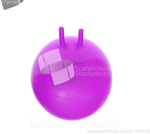 Image of fitness ball isolated on white