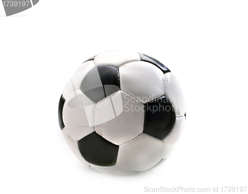 Image of soccer ball isolated on white background