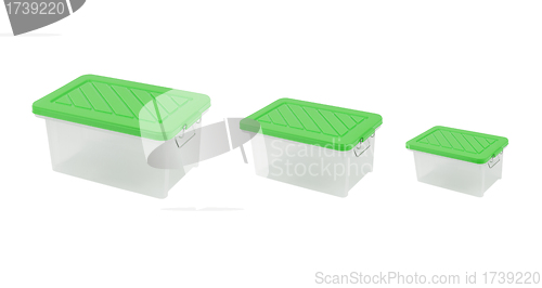 Image of plastic containers