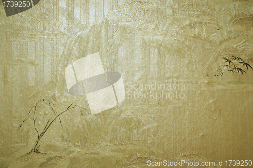 Image of Aged wallpaper texture