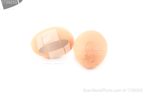 Image of cracked eggs