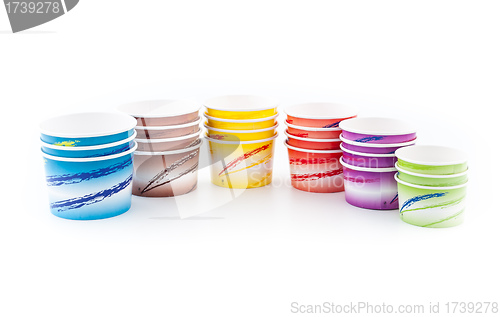 Image of Ice cream paper cups