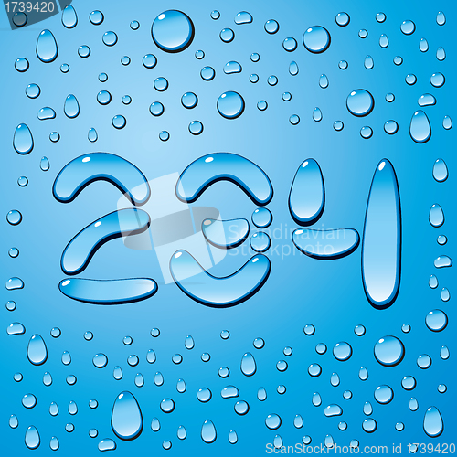 Image of Water Drops Letters