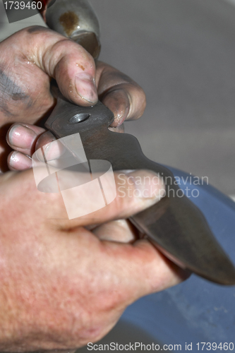 Image of tool sharpening
