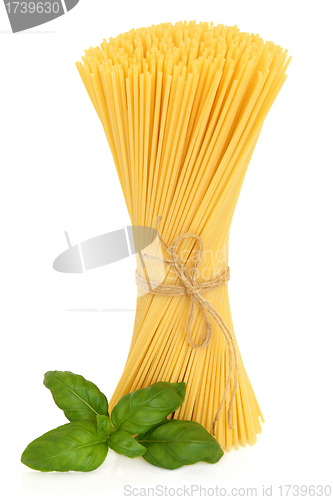 Image of Spaghetti and Basil Herb