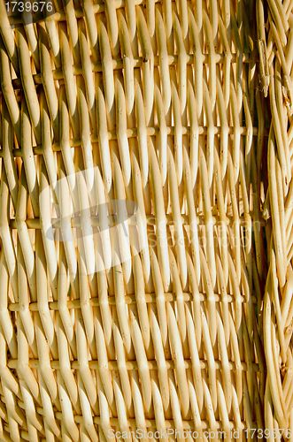 Image of Wicker basket background.