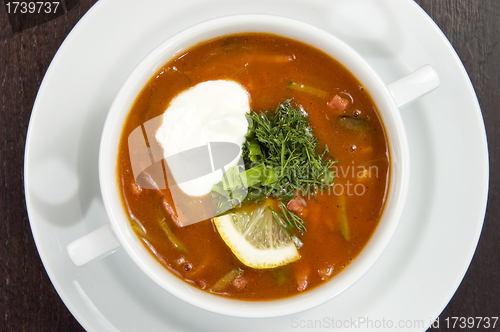 Image of Vegetable soup.