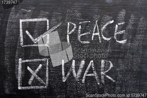 Image of Peace and war